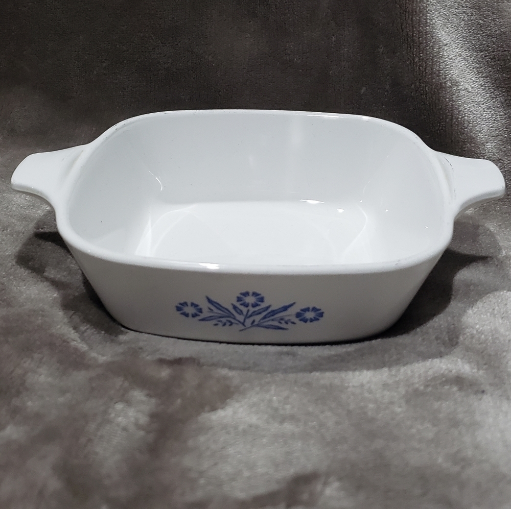 Two vintage CorningWare Petite pans P-41
